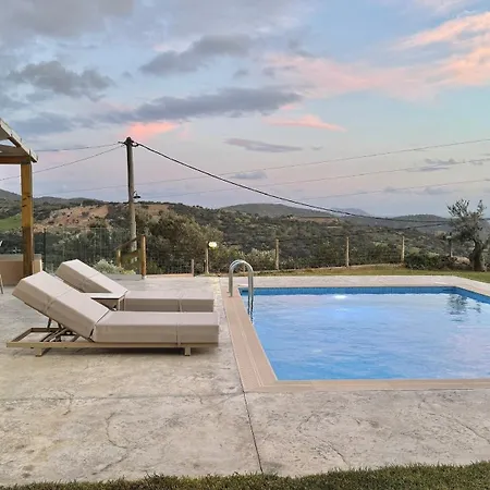 Michael Private Villa, Private Swimming Pool, Garden, Panoramic Sunset * Triopetra